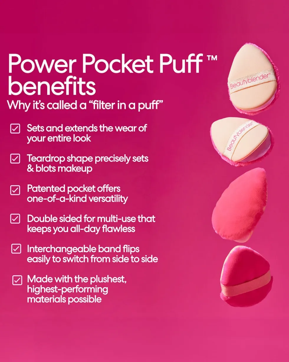 beautyblender power pocket puff Makeup spons