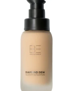 be creative make up diamond dew glow 24 uur hydraterende glowy foundation met medium dekking
