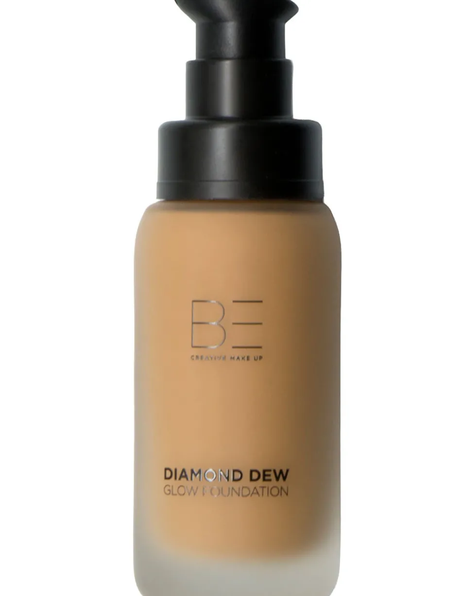 be creative make up diamond dew glow 24 uur hydraterende glowy foundation met medium dekking