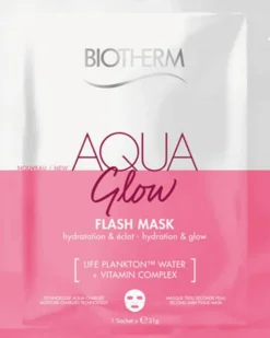 biotherm aqua source aqua glow HYDRATEREND GEZICHTSMASKER MET STRALEND EFFECT