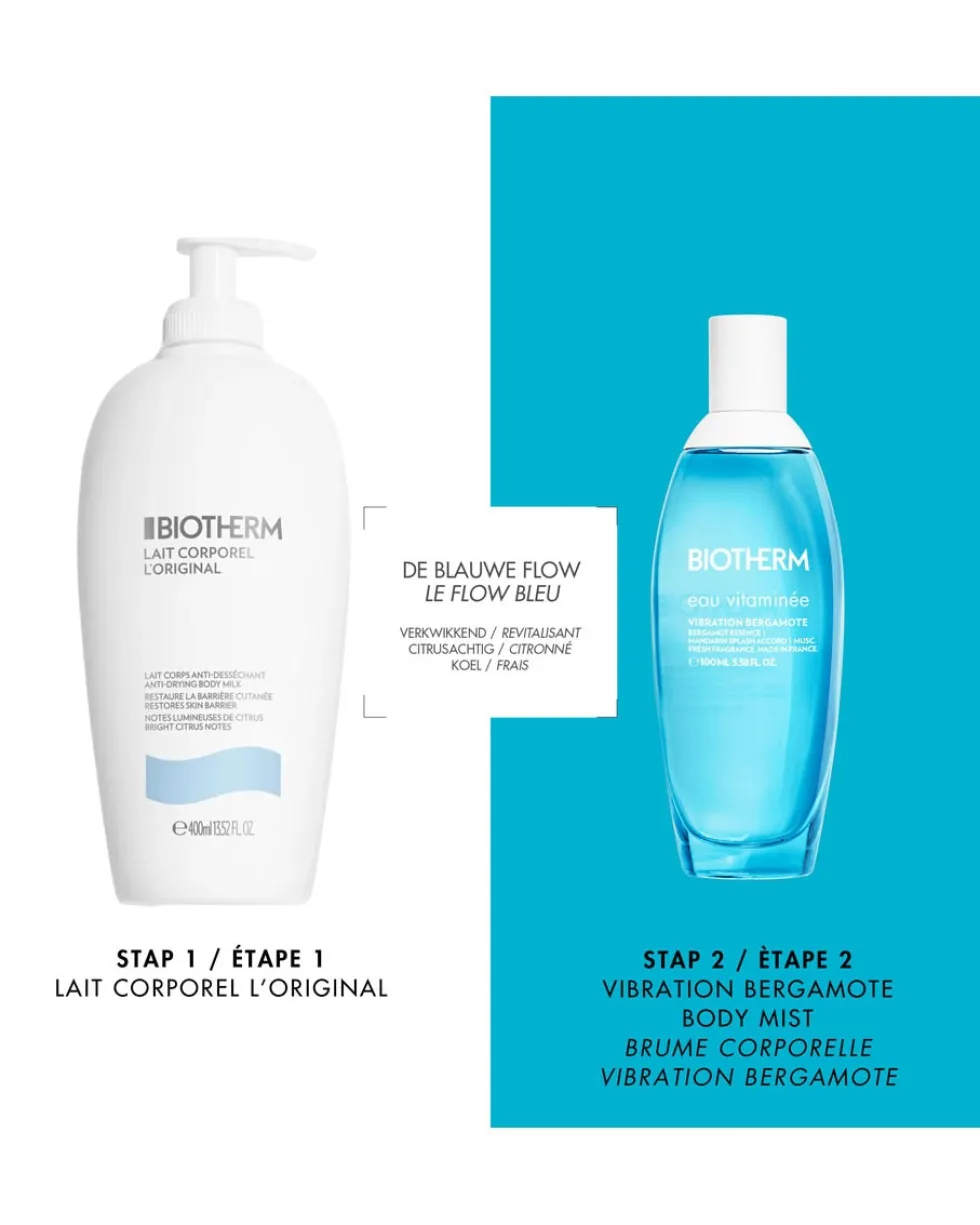 biotherm eau vitaminée vibration bergamote Verfrissende Body Mist – Noten Van Bergamot, Mandarijn, Gember & Witte Musk