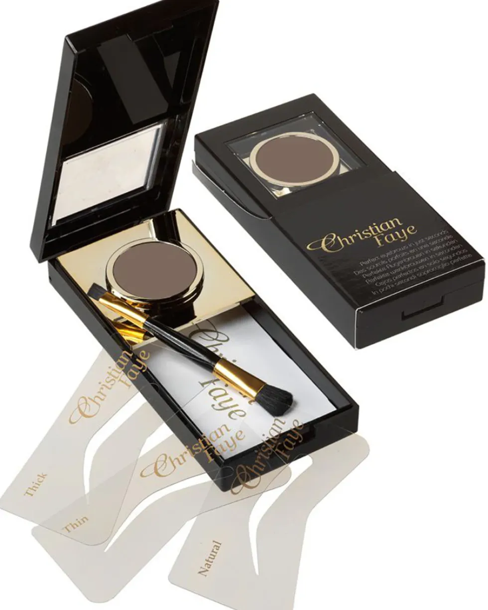 christian faye eyebrow powders Wenkbrauwpoederset Ash Brown