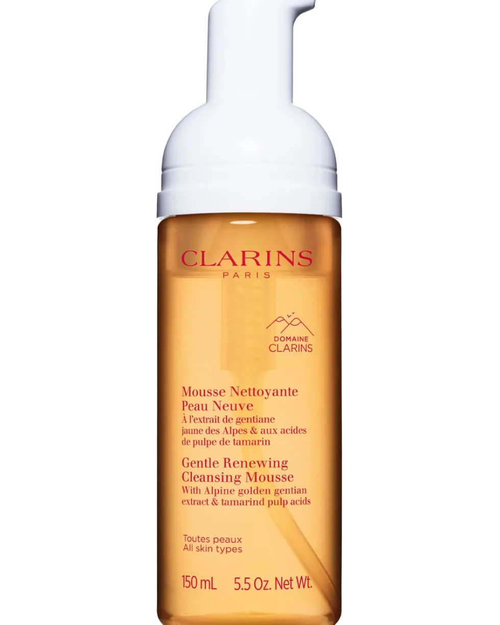 clarins cleansing & toning GENTLE RENEWING CLEANSING MOUSSE