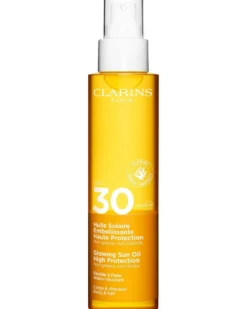 clarins sun care body Glowing Sun Oil High Protection SPF 30