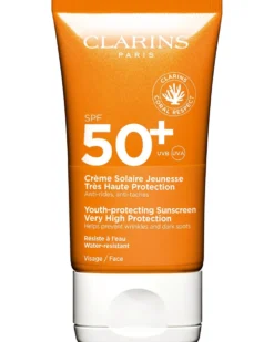 clarins sun care face Youth-protecting Sunscreen Face Very High Protection SPF 50+