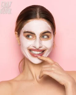 clay and glow detoxifing pink clay mask ROZE KLEIMASKER