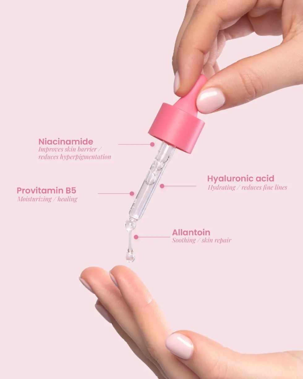 clay and glow niacinamide serum 10% Niacinamide treatment serum