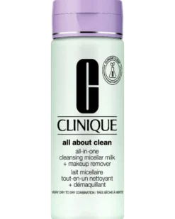 clinique all about clean™ all-in-one cleansing micellar milk + makeup remover MICELLAIRE GEZICHTSREINIGER & MAKE-UP REMOVER - ZEER DROGE TOT GEMENGDE HUID