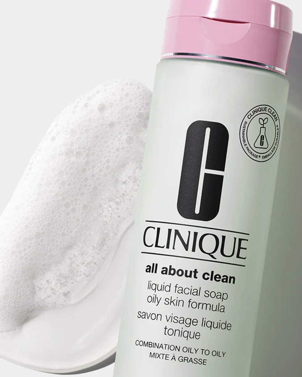 clinique all about clean™ liquid facial soap mild - skin type 3 & 4 CLEANSER - GEMENGDE TOT VETTE HUID - 3-STEP SYSTEM