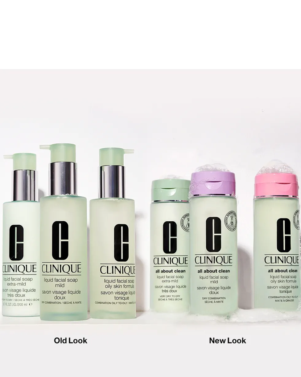 clinique all about clean™ liquid facial soap mild - skin type 3 & 4 CLEANSER - GEMENGDE TOT VETTE HUID - 3-STEP SYSTEM