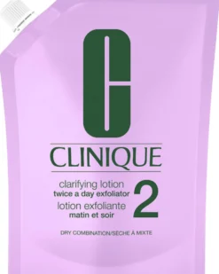 clinique all about clean Navulling Exfoliating Lotion 2 – Droge tot gecombineerde huid