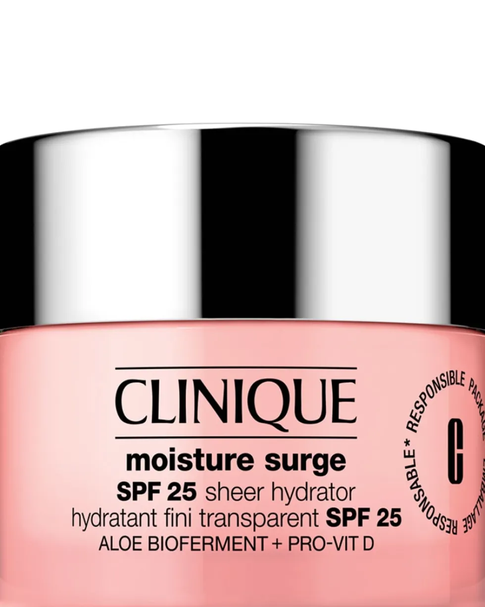 clinique moisture surge™ broad spectrum sheer hydrator HYDRATERENDE DAG- & NACHTCRÈME MET SPF25 - VERFRISSEND