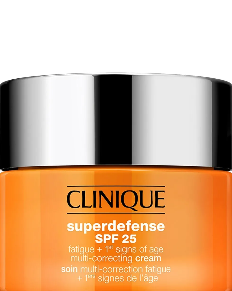 clinique superdefense fatigue + 1st signs of age multi-correcting cream HYDRATERENDE DAGCRÈME MET SPF 25 - ANTI-AGING - DROGE/GEMENGDE HUID