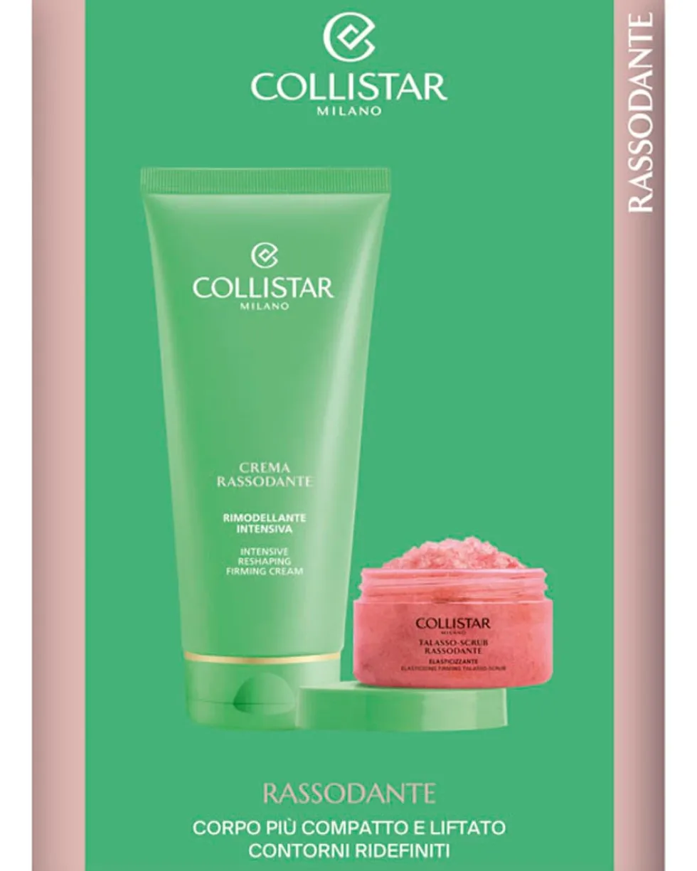 collistar firming Discovery Set 2026 Body - Intensive Reshaping Firming Cream 200ml+ Elasticizing Firming Talasso-Scrub 150g