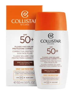 collistar suncare anti dark spots Corrective Protection Sun Face Fluid SPF50+