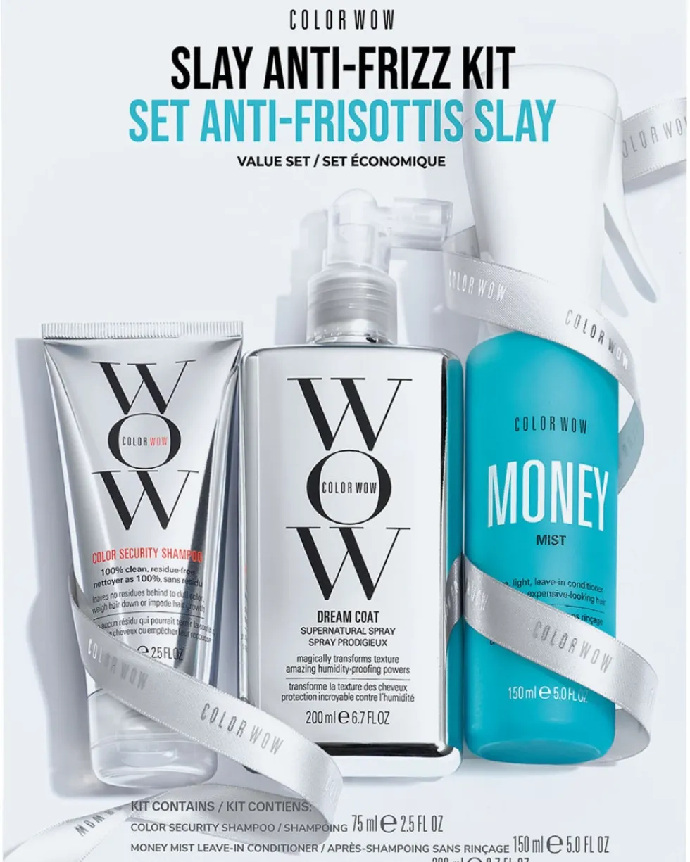 color wow set Slay anti frizz