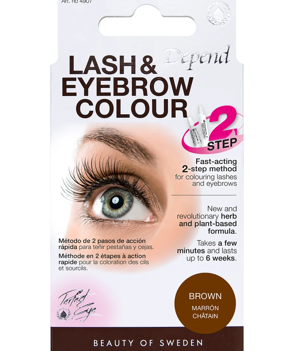 depend eye lash & eyebrow colour  WIMPER- WENKBRAUWVERF