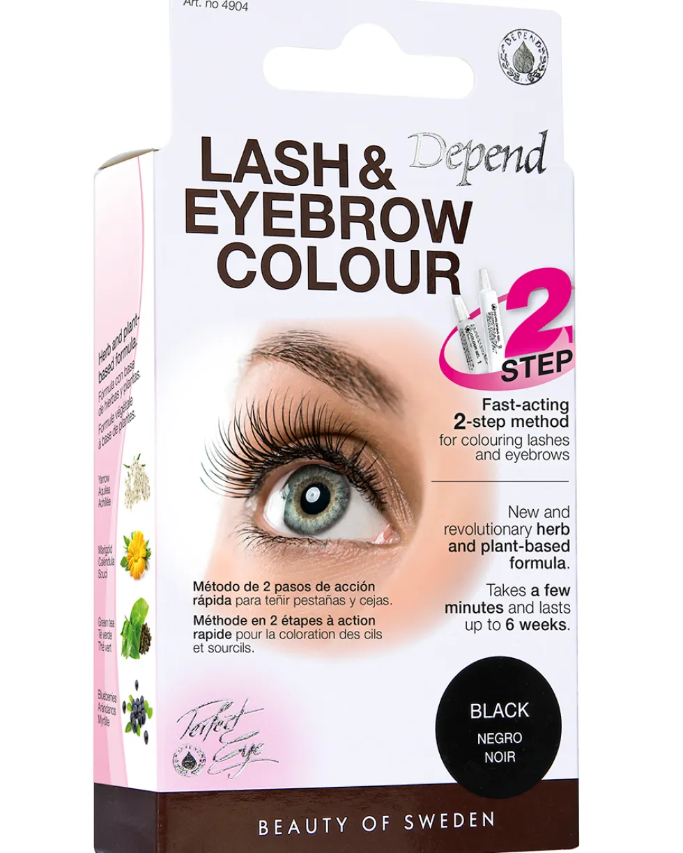 depend eye lash & eyebrow colour  WIMPER- WENKBRAUWVERF