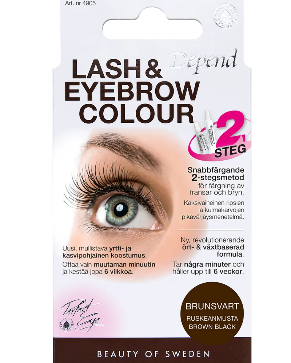 depend eye lash & eyebrow colour  WIMPER- WENKBRAUWVERF