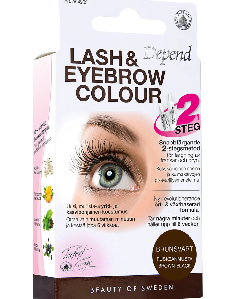 depend eye lash & eyebrow colour  WIMPER- WENKBRAUWVERF