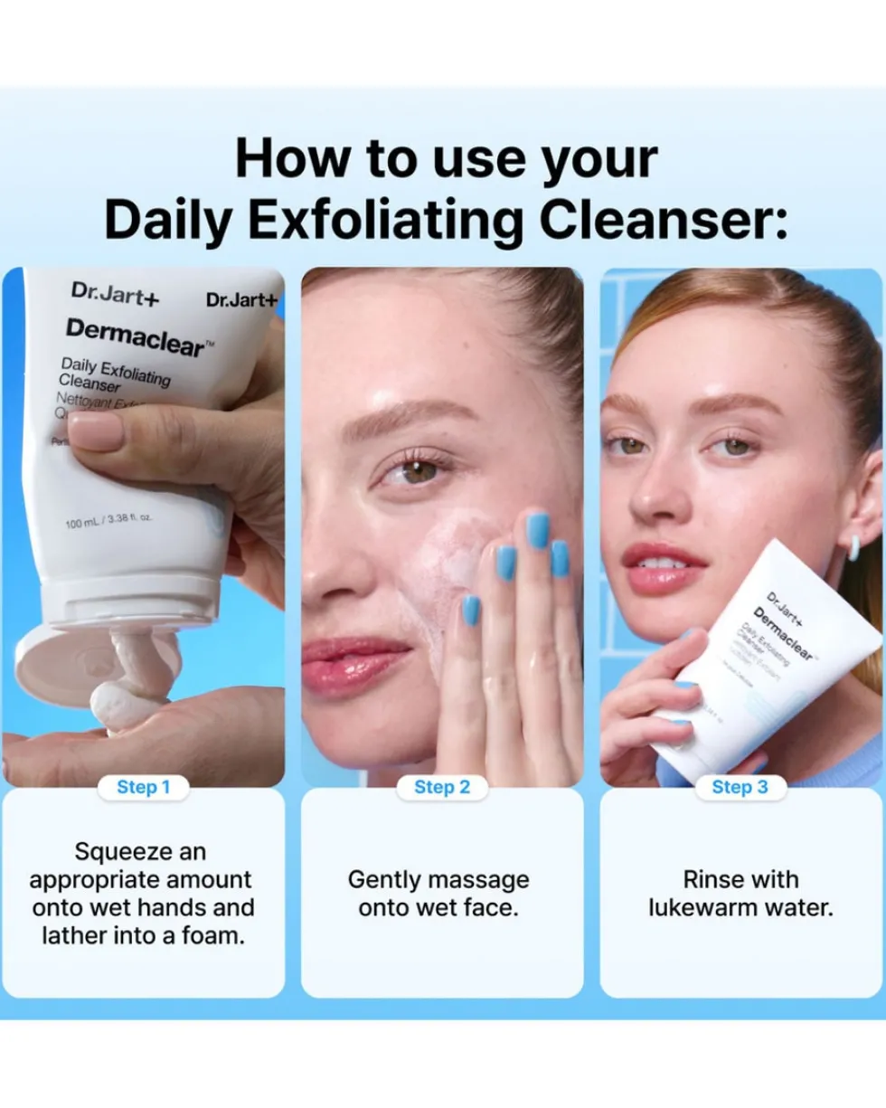 dr jart+ dermaclear daily exfoliating cleanser Dagelijkse Exfoliërende Reiniger