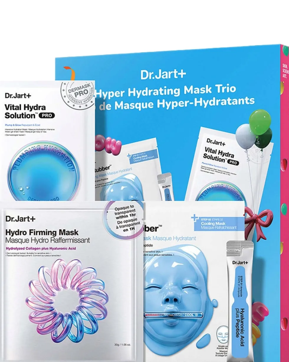 dr jart+ hyper hydrating mask trio Intens Hydraterende Maskerset