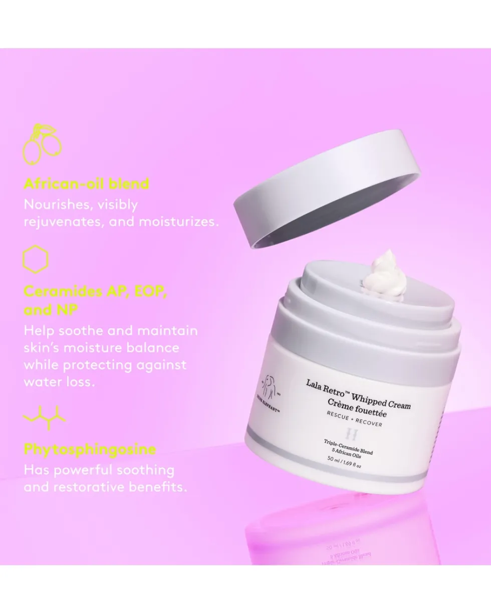 drunk elephant moisturizer LALA RETRO WHIPPED CREAM