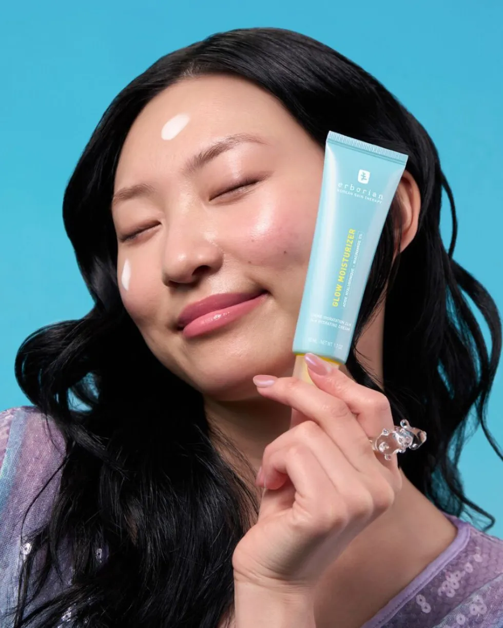 erborian glow moisturizer 24-uurs hydraterende crème met 'glass skin'-effect
