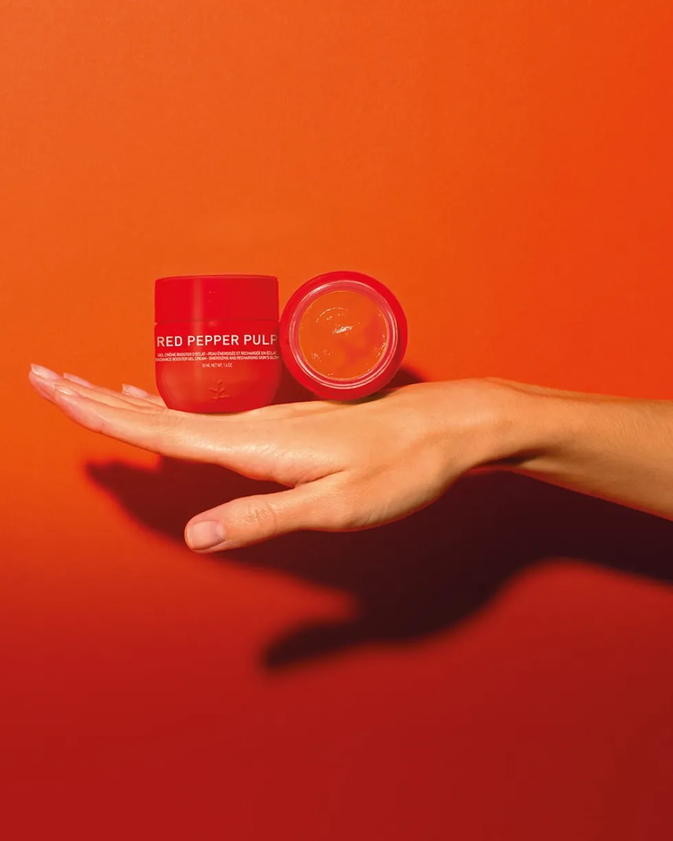 erborian red pepper pulp UITSTRALINGSGEL BEHANDELING MET ZOETE CHILI PEPER
