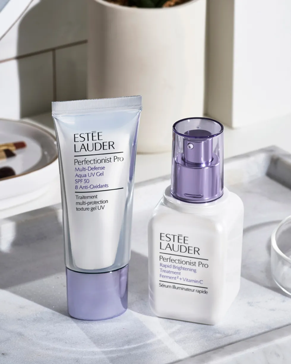 estée lauder perfectionist pro multi-defense aqua uv gel - 8 anti-oxidants HYDRATERENDE GEL - NIET-ACNEGEEN - ALLE HUIDTYPES