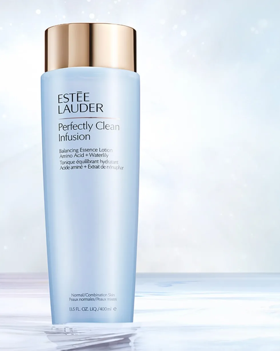 estée lauder perfectly clean infusion balancing essence lotion with amino acid15 + waterlily with amino acid15 + waterlily HYDRATERENDE TONER - VOOR NORMALE/GECOMBINEERDE HUID