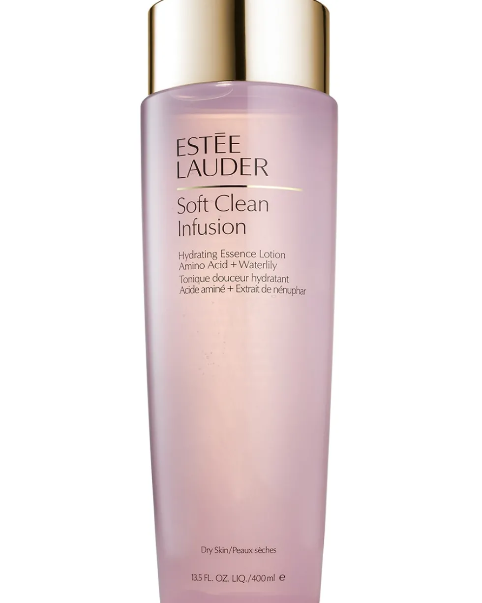 estée lauder soft clean infusion hydrating essence lotion with amino acid15 + waterlily HYDRATERENDE TONER - VOOR DROGE HUID