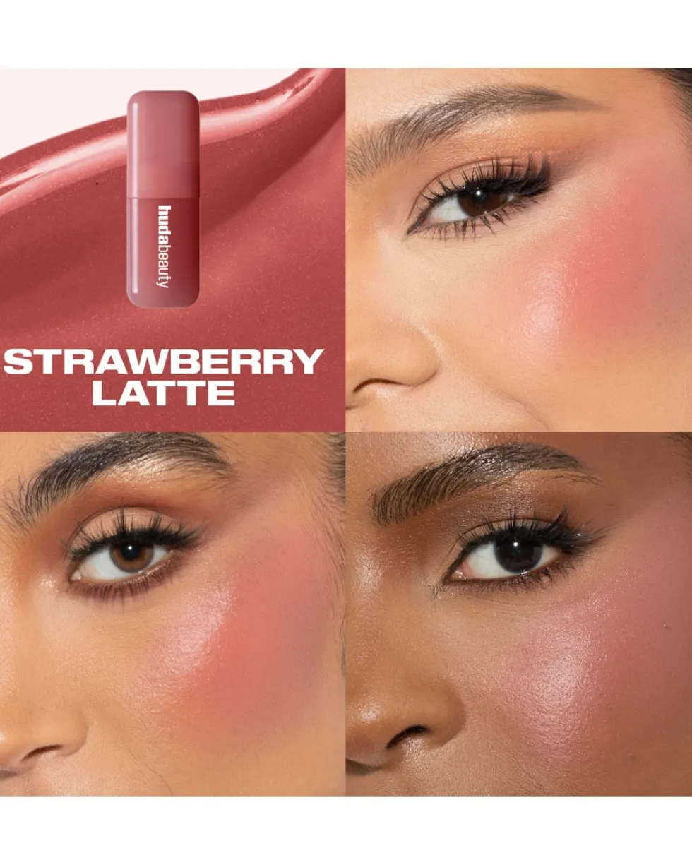 huda beauty blushed nudes LIP & CHEEK SET