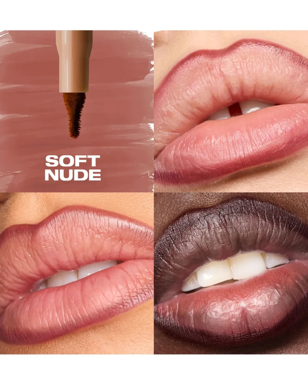 huda beauty blushed nudes LIP & CHEEK SET