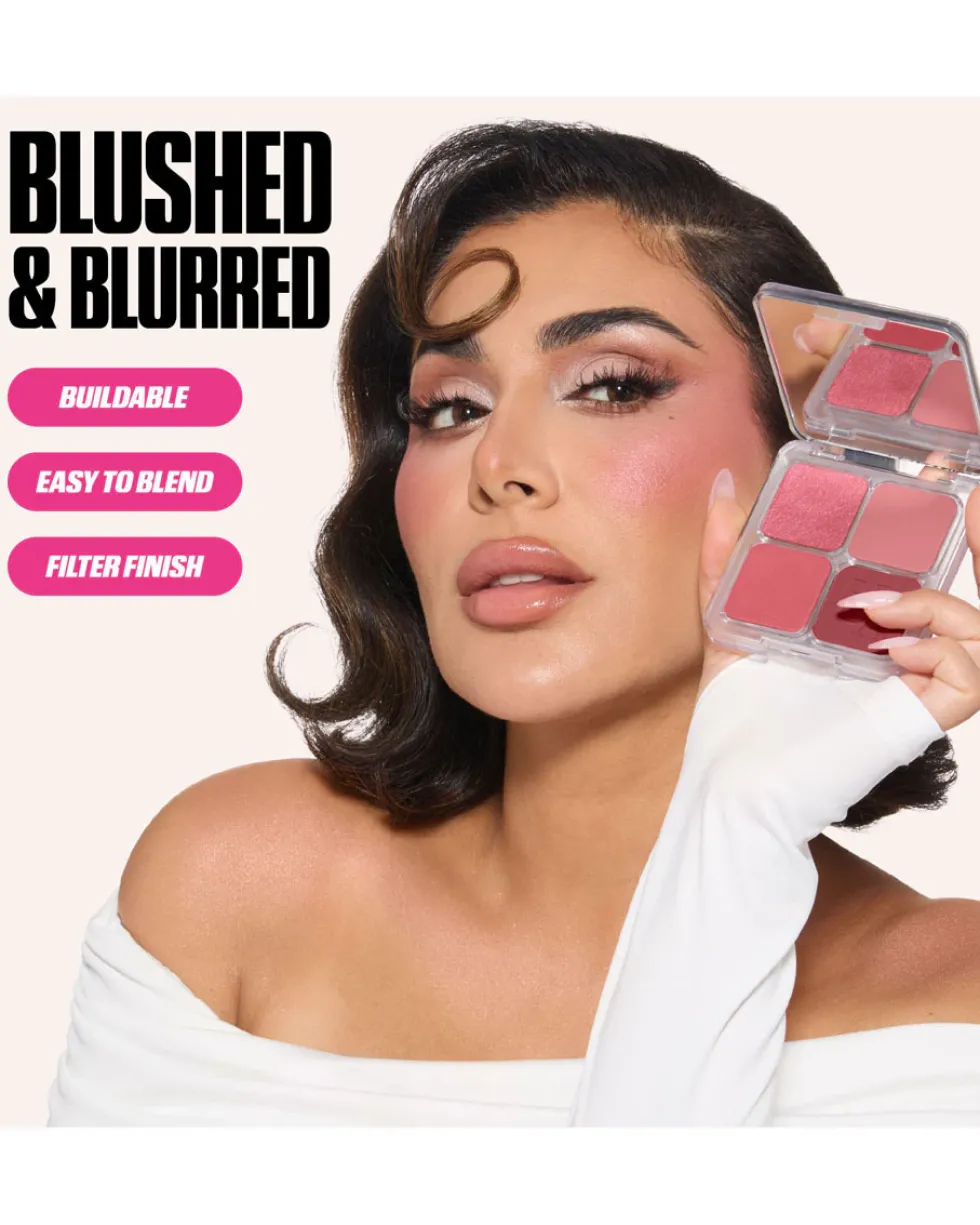 huda beauty blush filter Blurring Blushlighter Palette