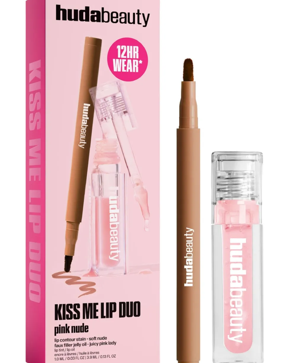 huda beauty kiss me lip duo LIP SET