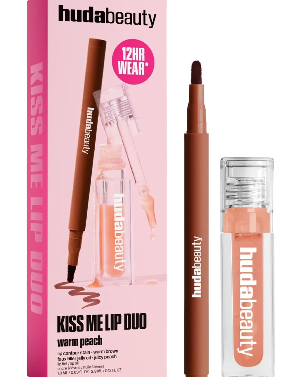 huda beauty kiss me lip duo LIP SET