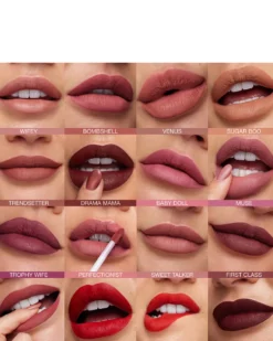 huda beauty liquid matte ULTRA-COMFORT TRANSFER-PROOF LIPSTICK
