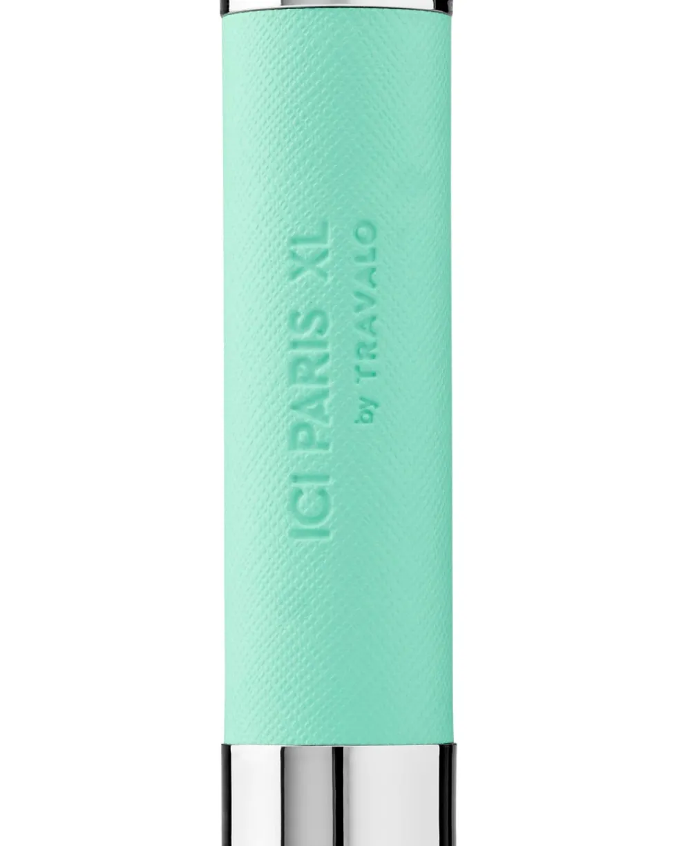ici paris xl fragance atomizer leather pastel green Navulbare tasverstuiver