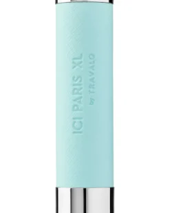 ici paris xl fragance atomizer leather pastel blue Navulbare tasverstuiver