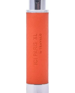 ici paris xl fragance atomizer leather orange Navulbare tasverstuiver