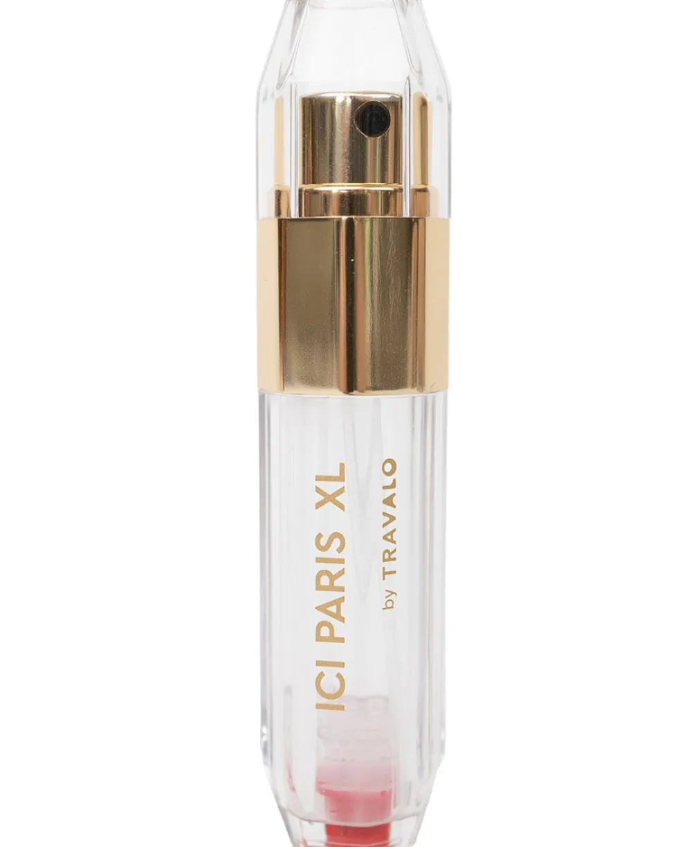 ici paris xl fragrance atomizer crystal gold NAVULBARE TASVERSTUIVER TRAVALO BY ICI PARIS XL