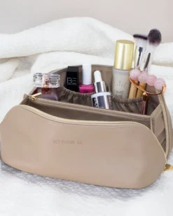 ici paris xl timeless cosmetic bag BEIGE TOILETTAS