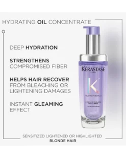 kérastase blond absolu l'huile cicagloss Herstellende haarolie - voor ontkleurd en blond haar