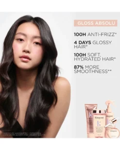 kérastase gloss absolu anti-frizz glaze milk Hydratererende Leave-In Spray Die Beschermt Tegen Hitte