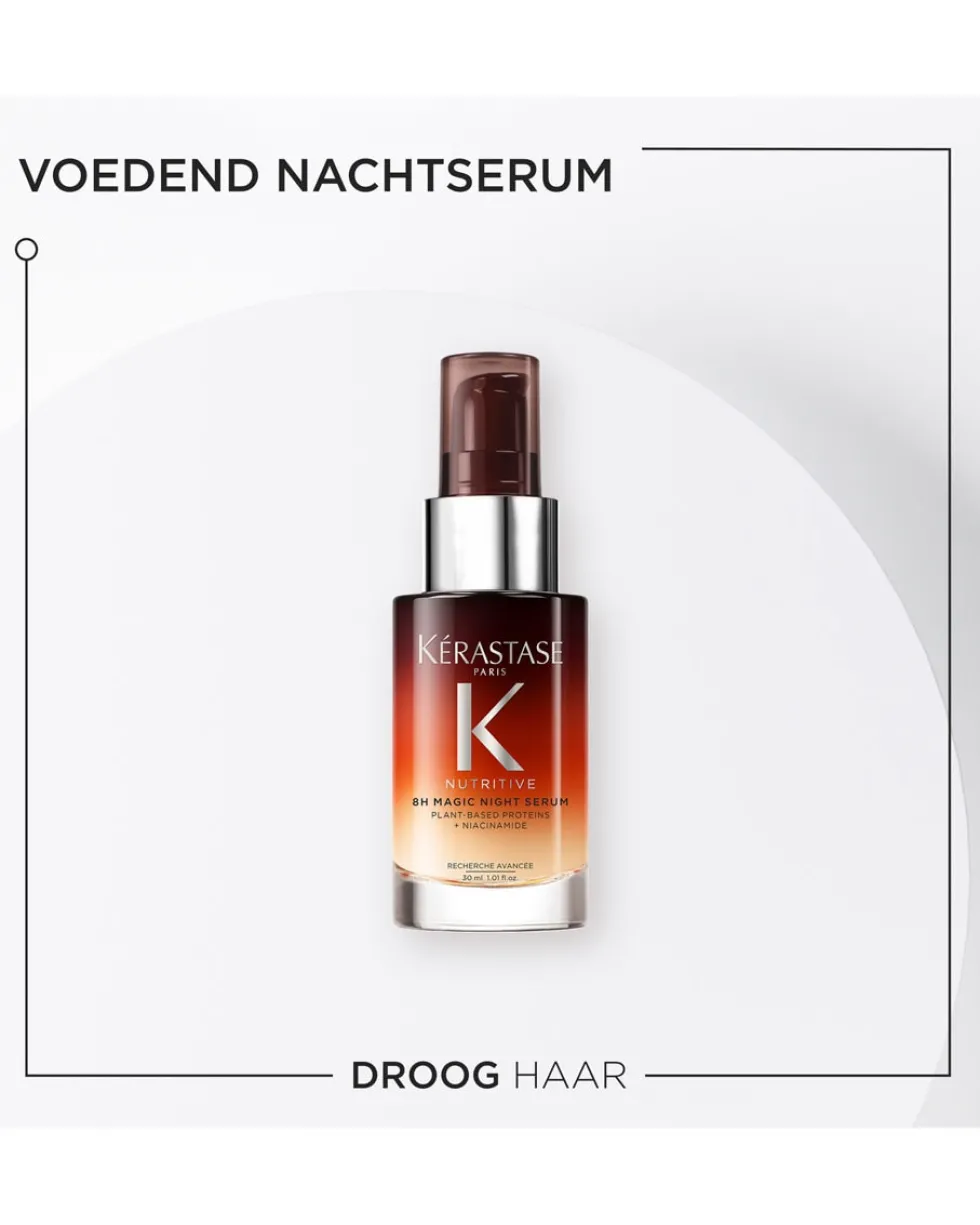 kérastase nutritive 8h magic night serum Voedend & herstellend nachtserum - voor droog haar