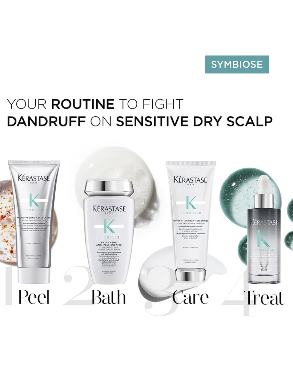 kérastase symbiose fondant apaisant essentiel Kalmerende, Ontwarrende & Verzachtende cellular anti-roos conditioner