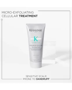 kérastase symbiose micro-peeling cellulaire Micro-exfoliërende cellulaire anti-roos pre-shampoo verzorging