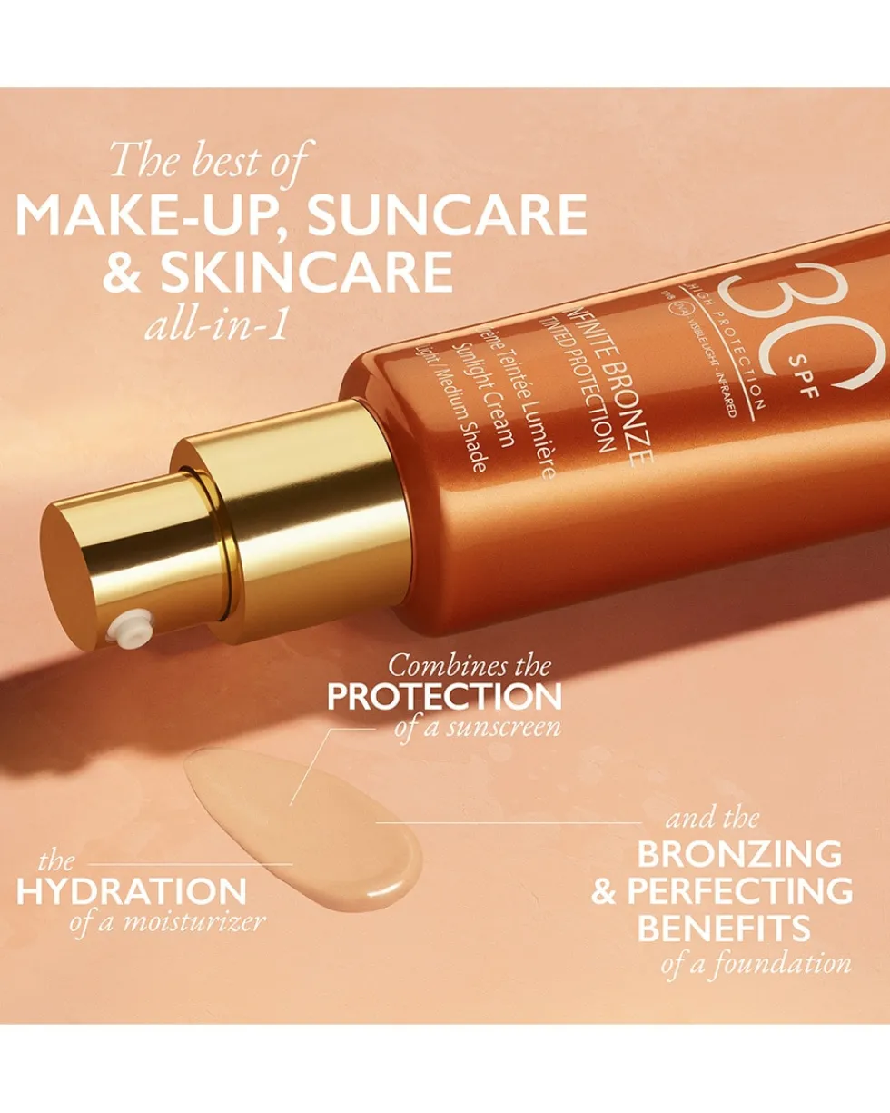 lancaster infinite bronze Tinted Protection Sunlight Cream SPF30 medium/dark