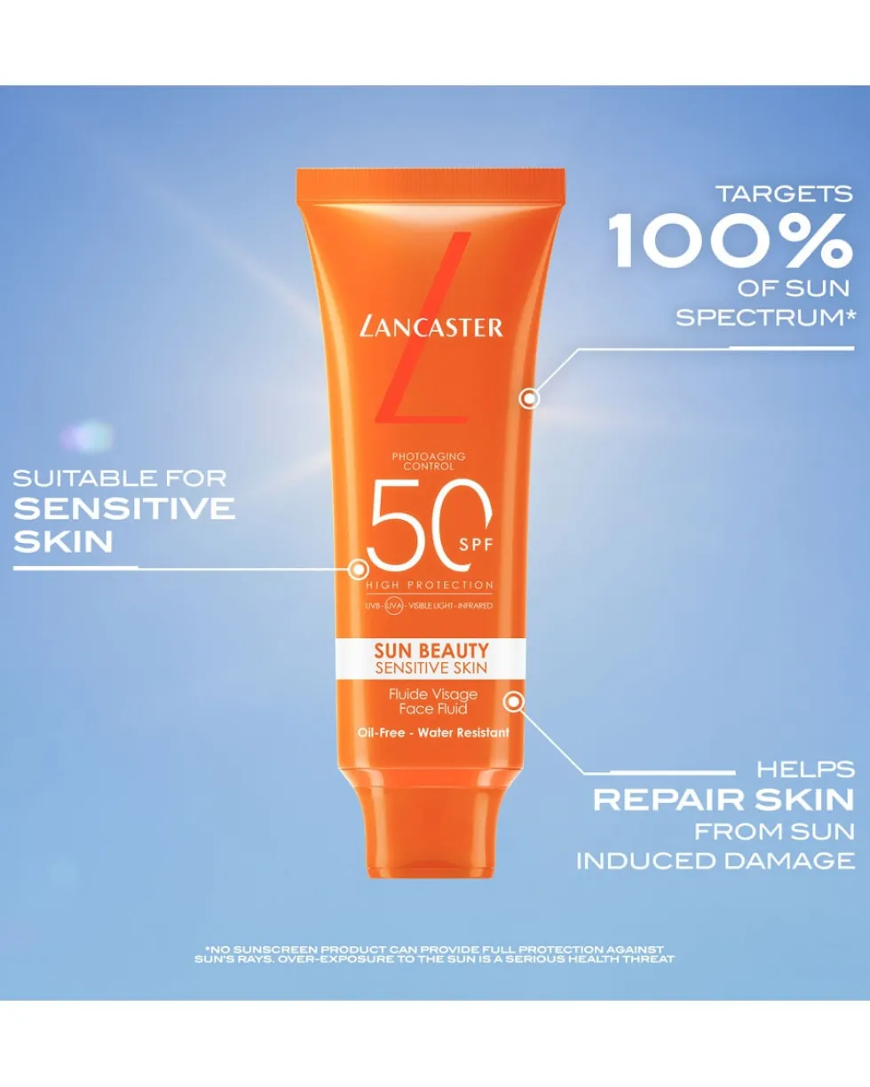 lancaster sun beauty Sensitive Skin Face Fluid SPF50